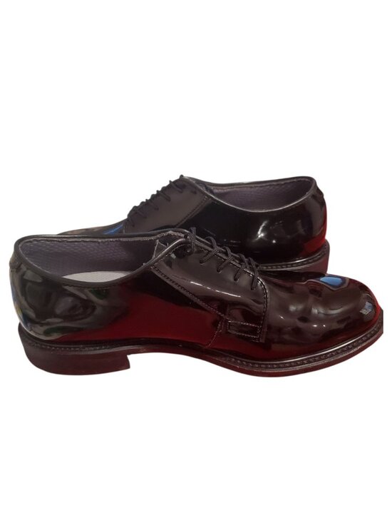 Bates Mens Patent Leather Oxford Shoes Black Size 10 main image 7
